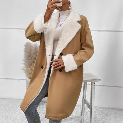 Julia – Weicher Mantel aus Kunstpelz