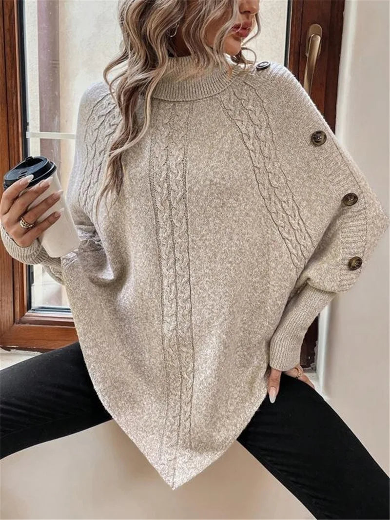 Imelda - Rollkragen-Strickpullover